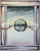 Öl auf Holz, Rahmenobjekt, 50x70 cm (2023)