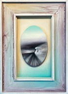 Öl auf Holz, Rahmenobjekt, 50x65 cm (2020)